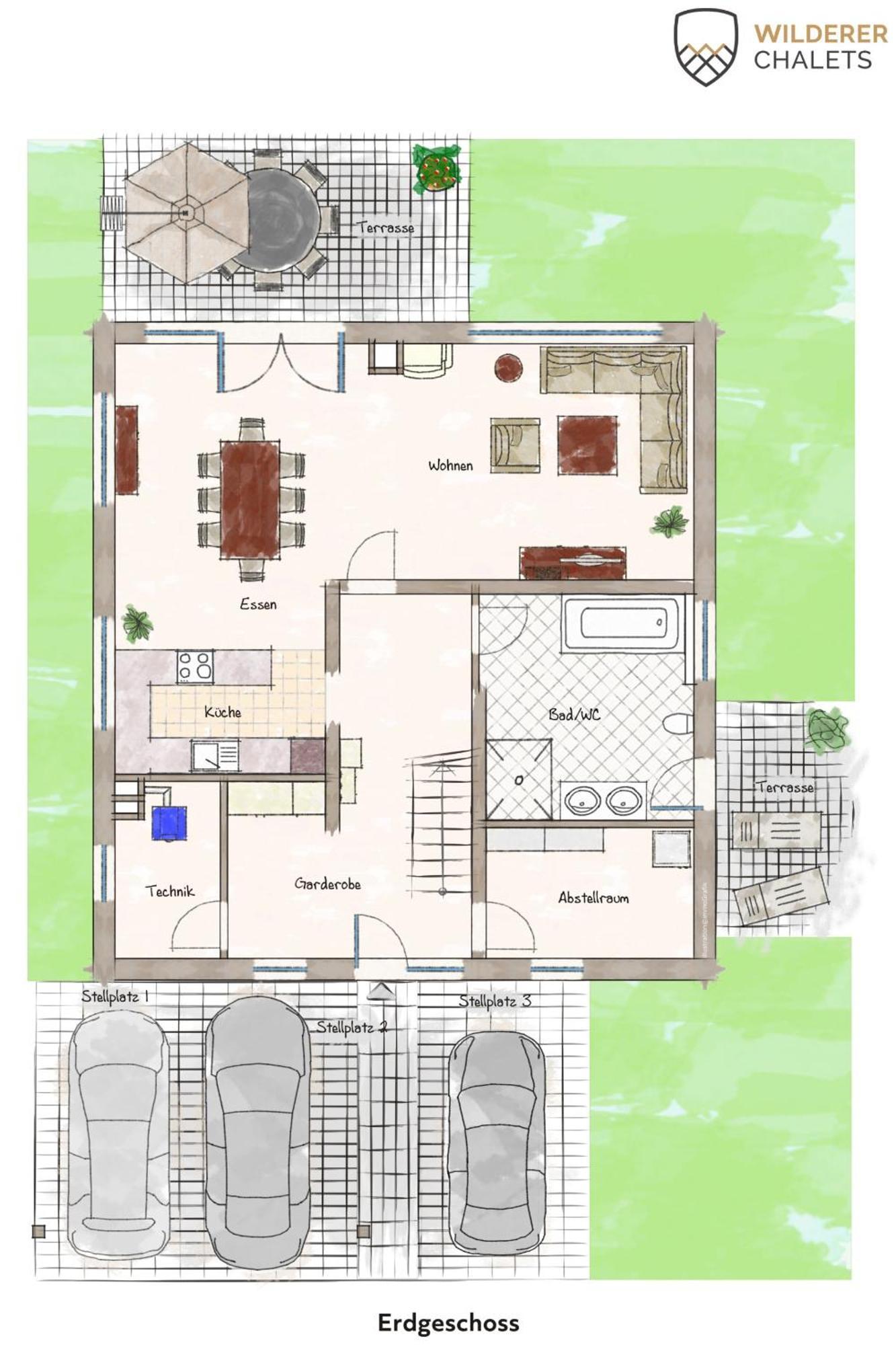 Wilderer Chalets 2-4 Personen Leutasch Dış mekan fotoğraf